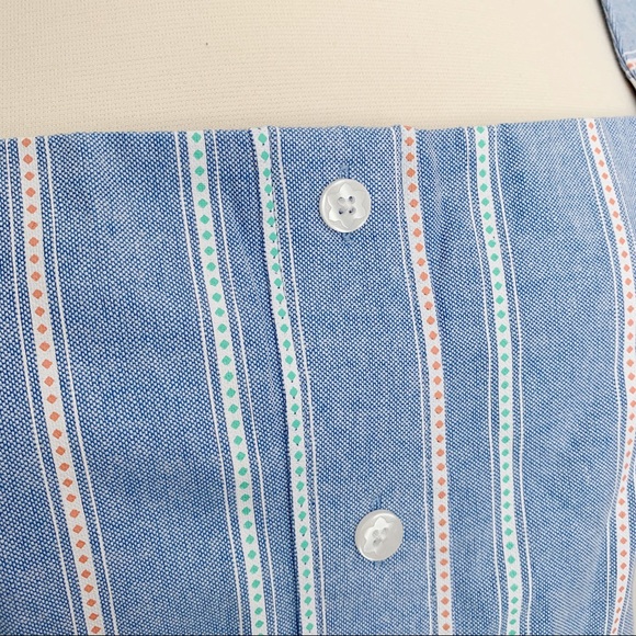 NWT • Draper James Blue Striped Dress - Picture 3 of 10